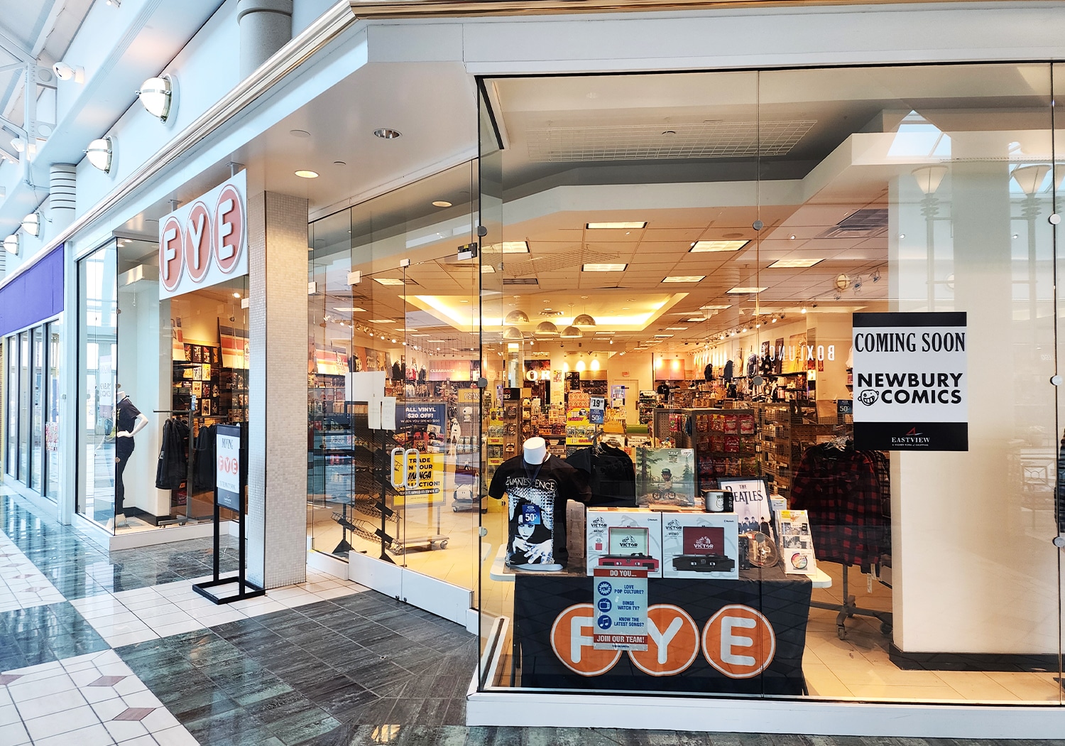 Newbury Comics, Mouna Jewelers coming to Eastview Mall