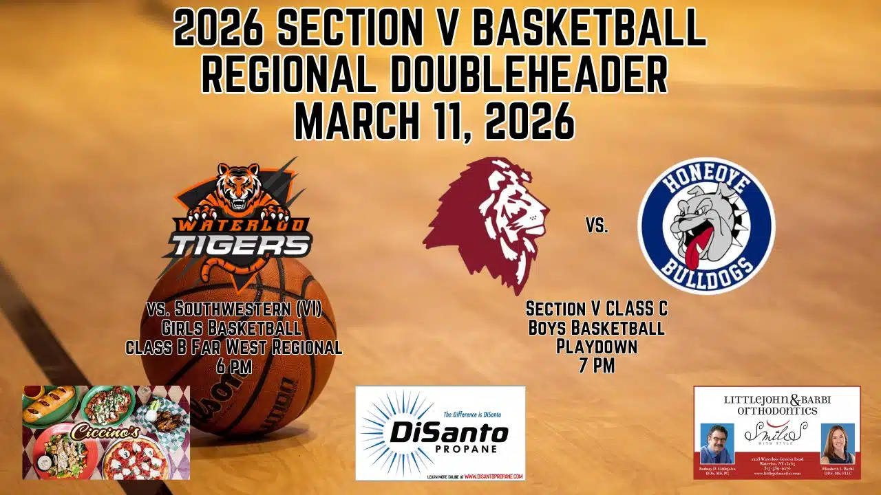 LIVE WEDNESDAY: Waterloo girls take on Southwestern in Far West Regional, Lyons and Honeoye rematch in Class C playdown (webcast)