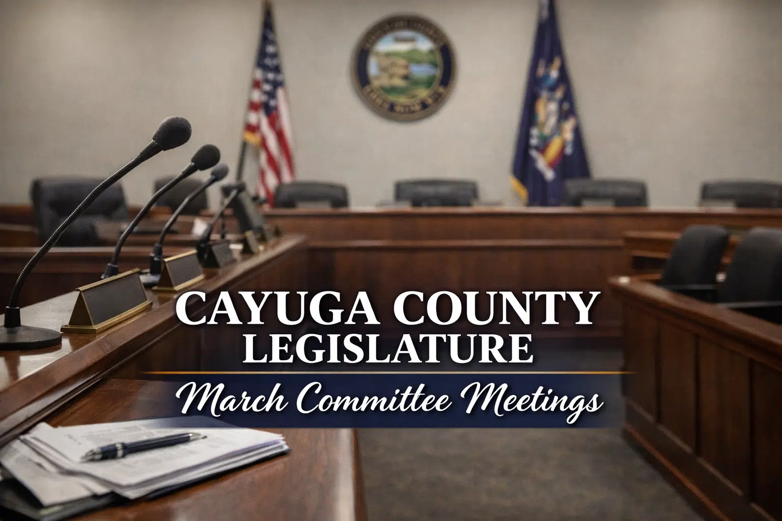 CAYUGA LEGISLATURE: March committee meetings (webcast)