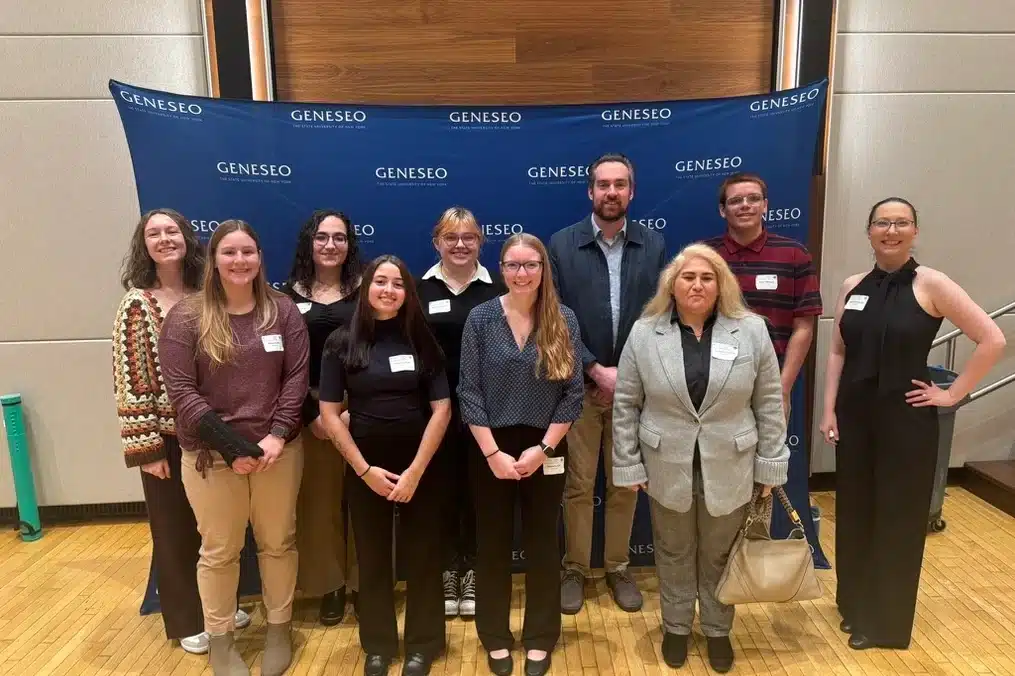 Keuka students present research at regional conference