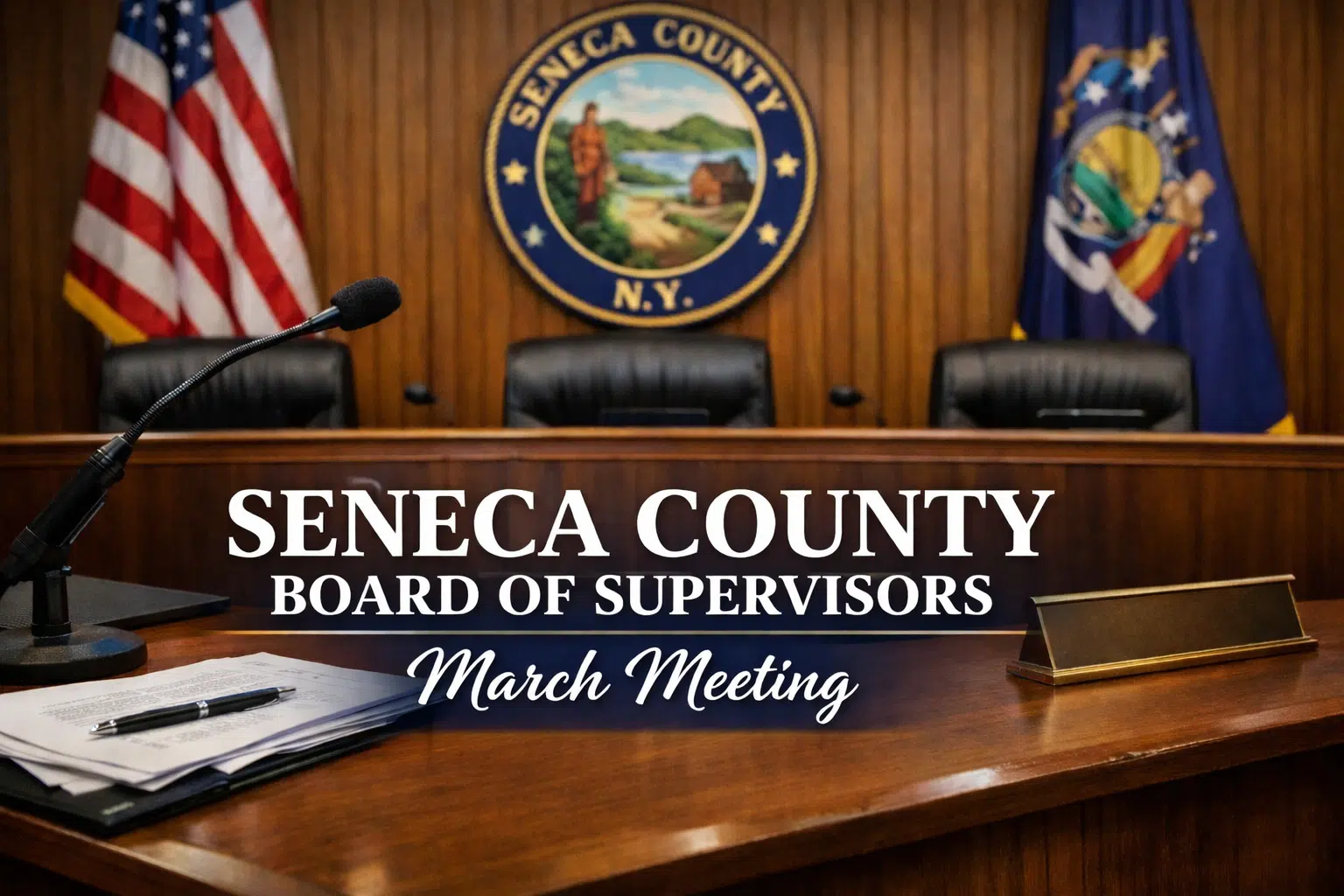SENECA COUNTY: Supervisors hold March meeting (webcast)