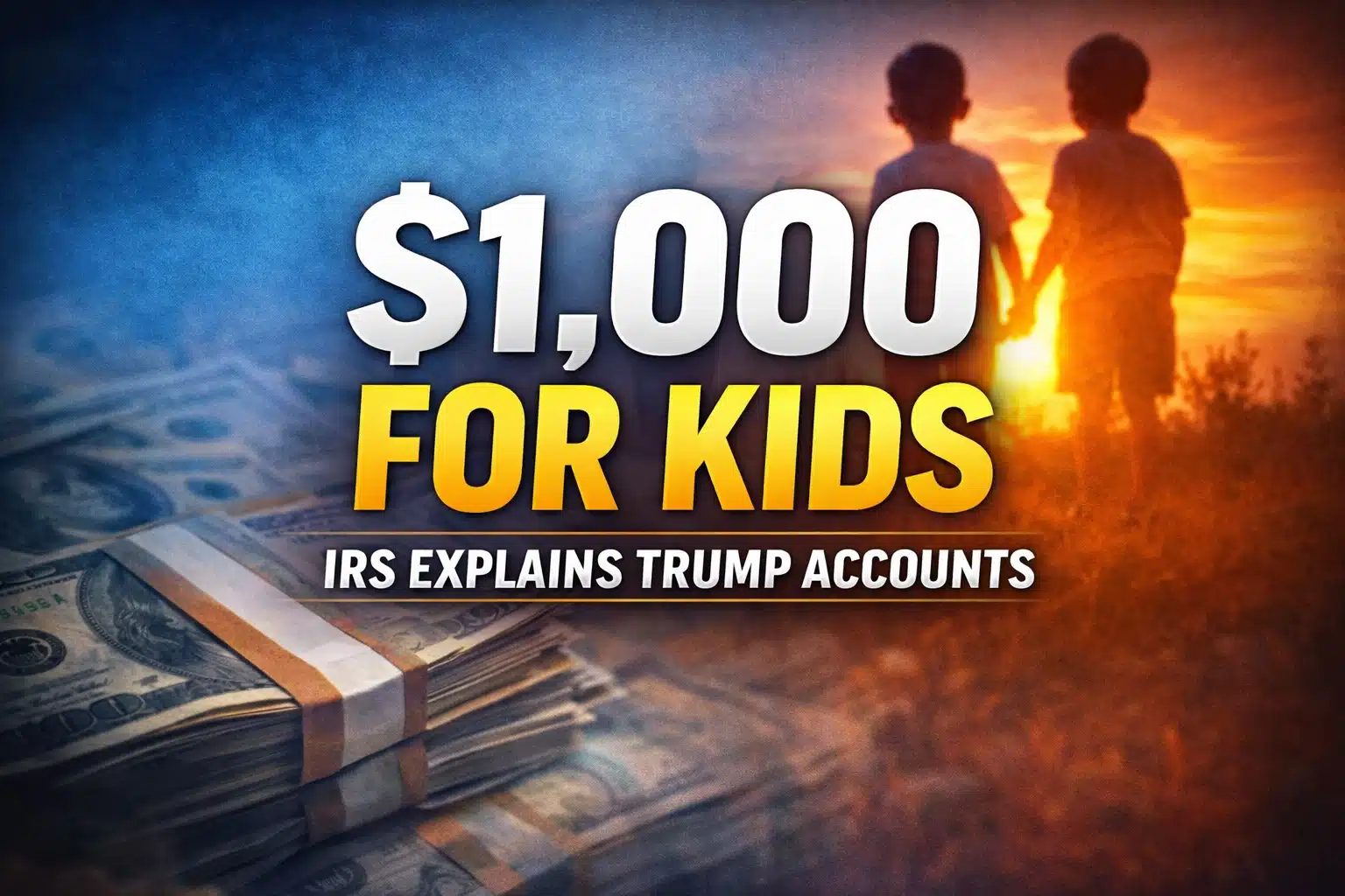 $1,000 stimulus check for kids? IRS explains new Trump Accounts payments