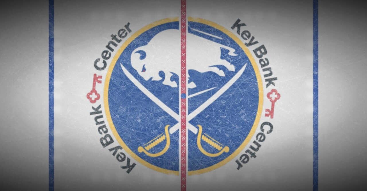 Josh Allen fires up Sabres crowd before Game 2 at KeyBank Center