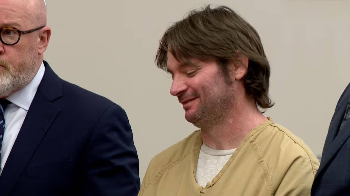 Man laughs while admitting double murder