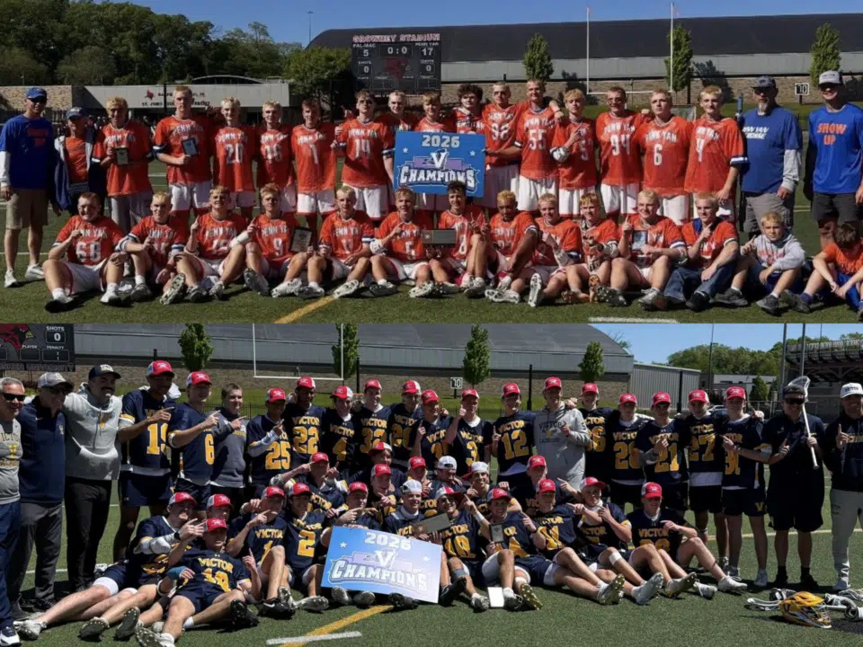 HS SPORTS: Penn Yan, Victor boys lacrosse win sectional titles