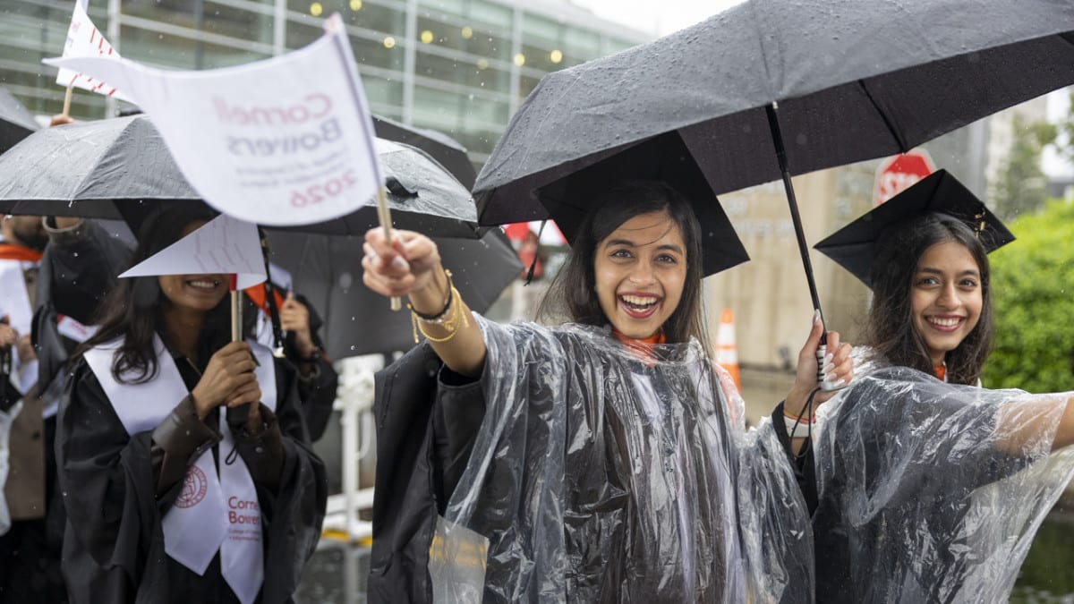 Cornell graduates urged to defend democracy and embrace civic responsibility