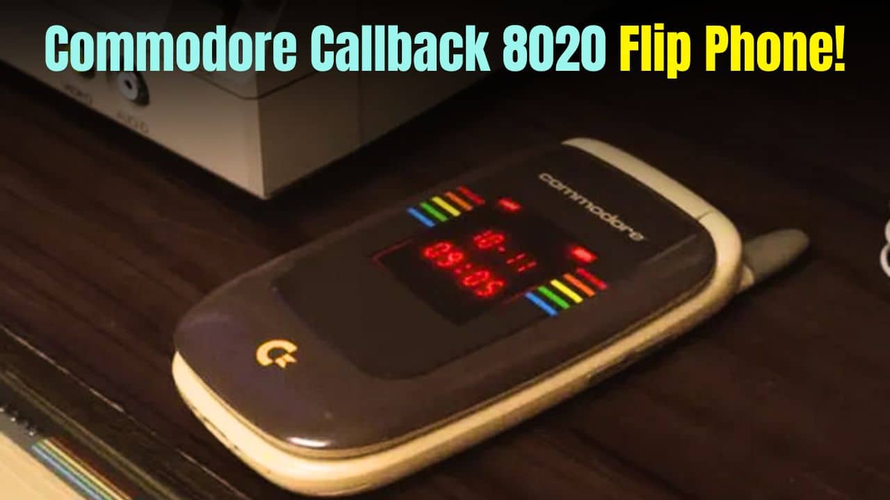 Commodore Callback 8020 Flip Phone Targets Users Seeking Break from Constant Mobile Scrolling Commodore Callback 8020 Flip Phone Targets Users Seeking Break from Constant Mobile Scrolling