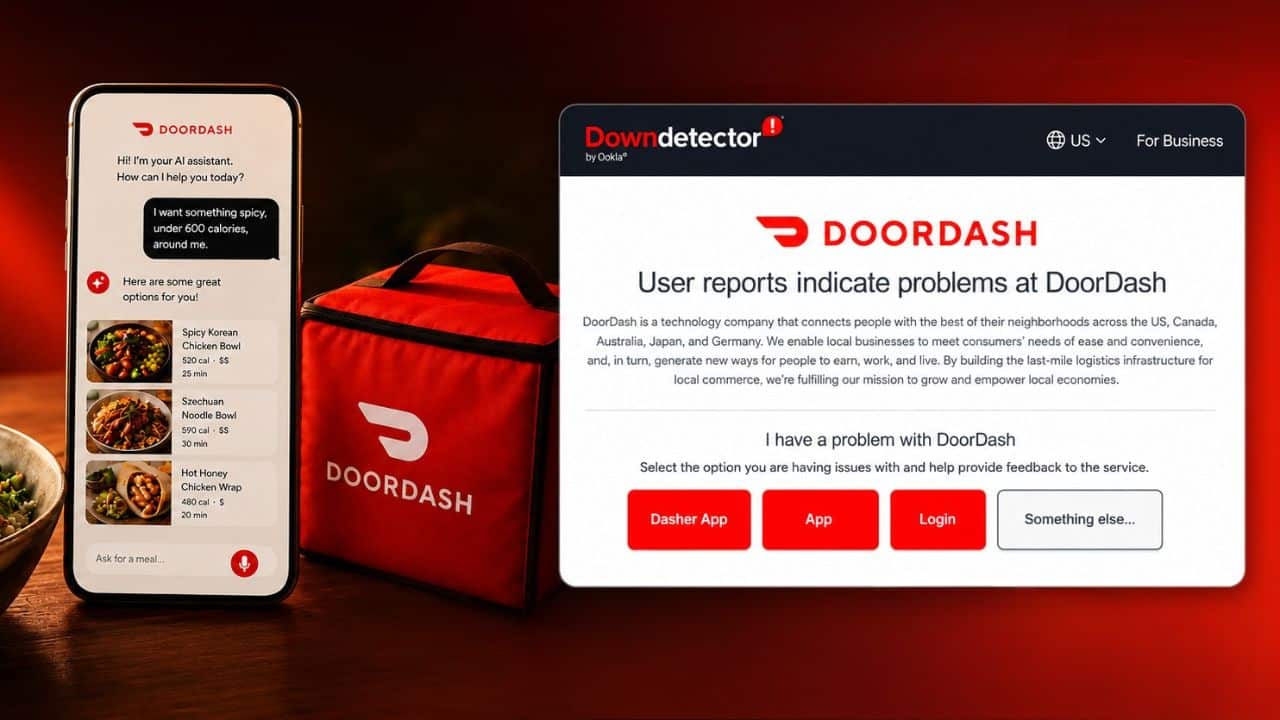 DoorDash Down Today as Thousands Report Ordering Problems Across the United States DoorDash Down Today as Thousands Report Ordering Problems Across the United States