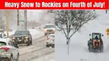 Winter Storm Could Bring Heavy Snow to the Rockies Before July Fourth