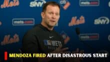 Mets Fire Carlos Mendoza After Slow Start as Andy Green Takes Over