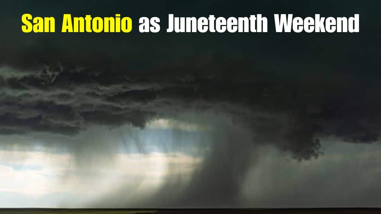 Storm Clouds Loom Over San Antonio as Juneteenth Weekend Brings Threat of Rain and Thunderstorms Storm Clouds Loom Over San Antonio as Juneteenth Weekend Brings Threat of Rain and Thunderstorms