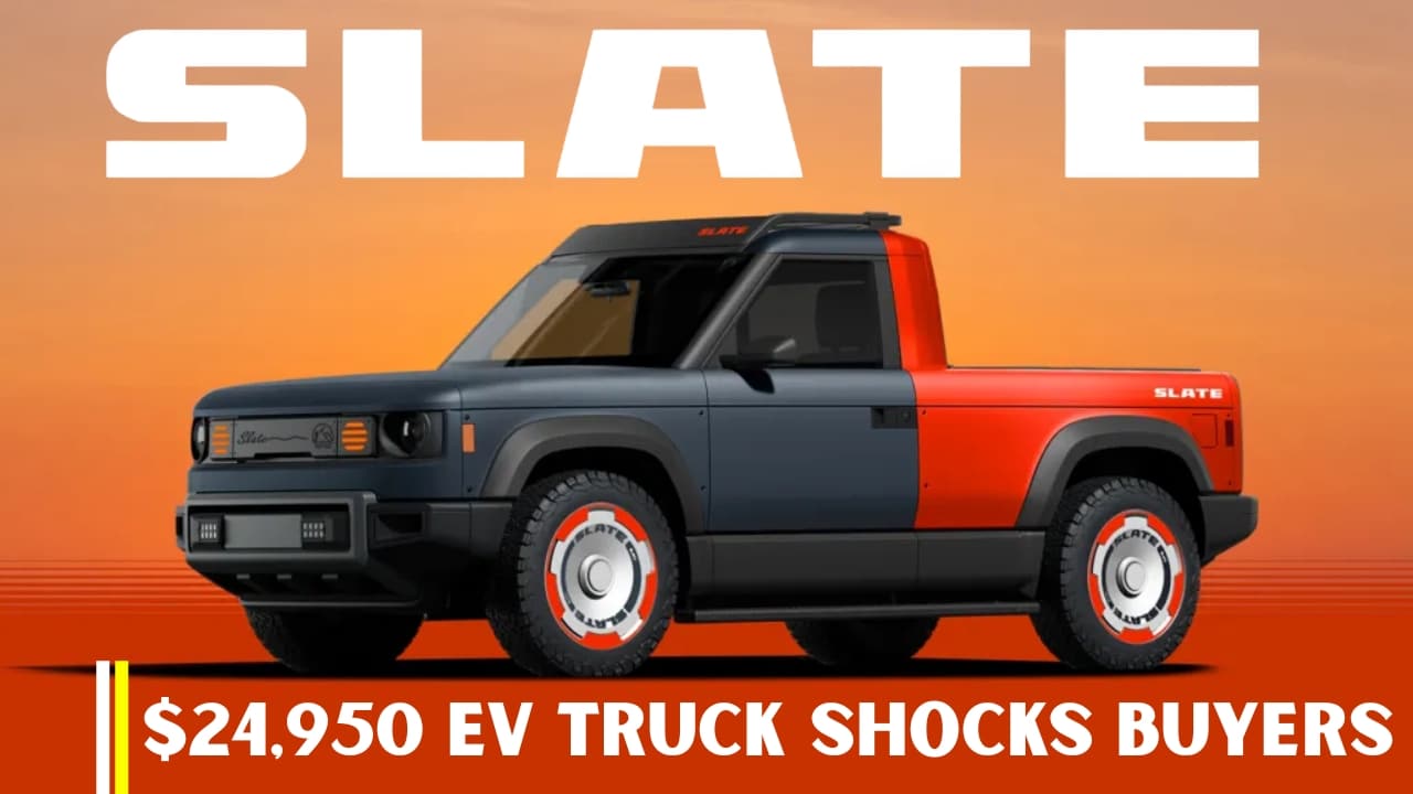Slate Auto Launches ,950 Electric Truck Aimed at American Drivers Looking for an Affordable EV