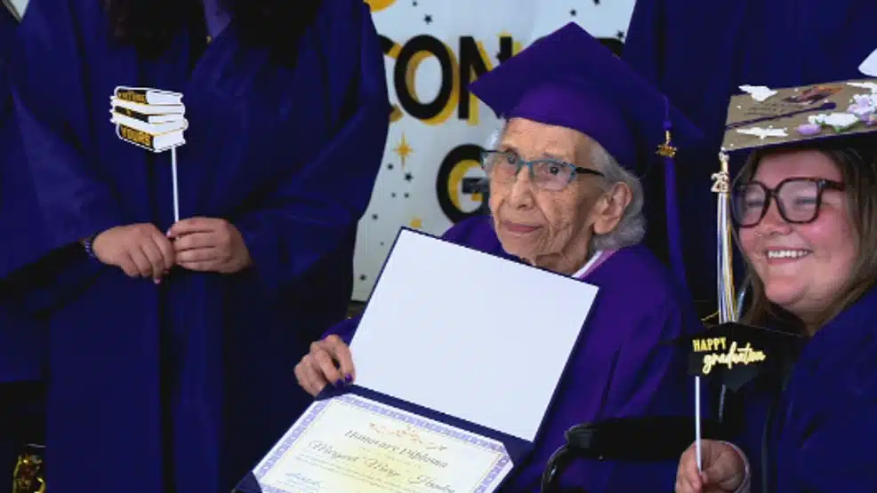 Wayne Co. woman graduates from high school at 104 Wayne Co. woman graduates from high school at 104
