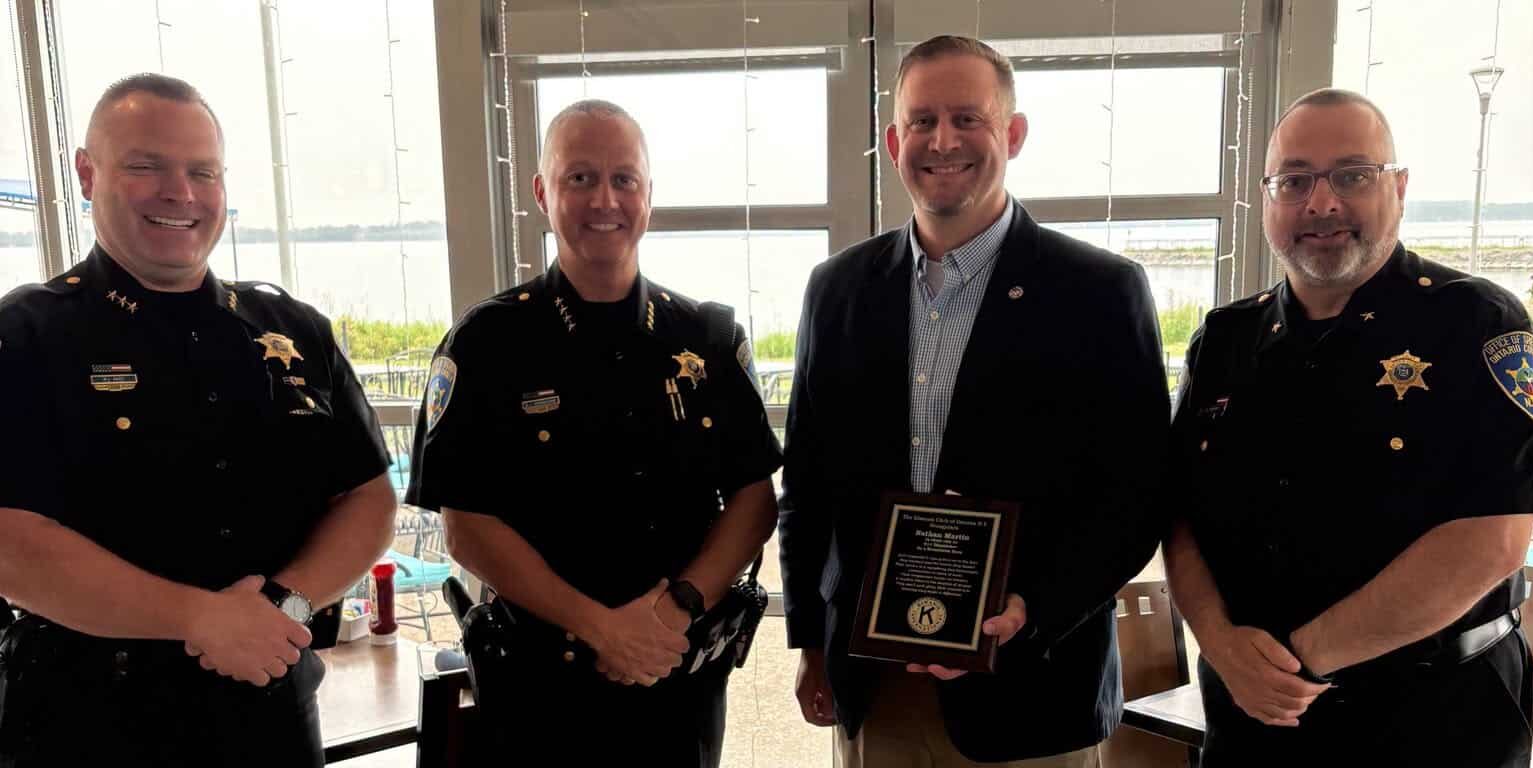 Ontario County dispatcher receives Hometown Hero award
