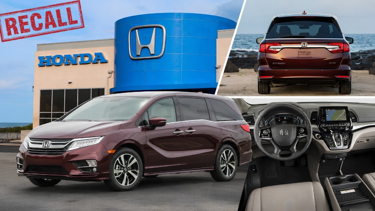 Honda Recall 2026 Affects 325,588 Odyssey Minivans Across the U.S. With Rearview Camera Warning