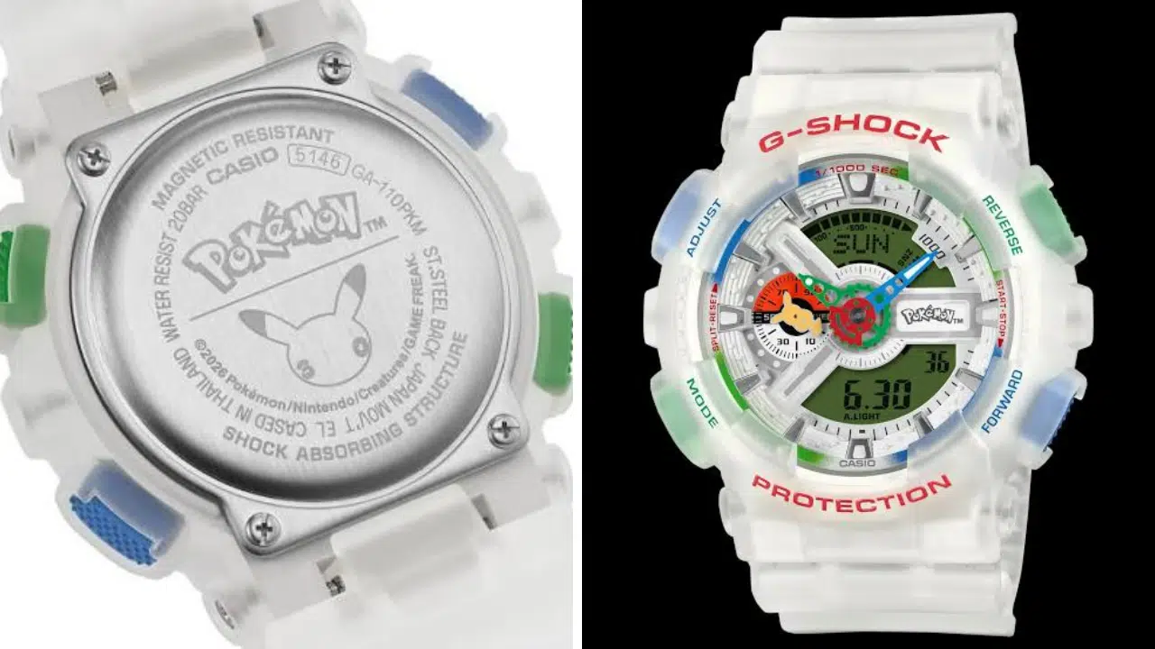 Casio Pokémon 30th Anniversary G Shock Watch Revealed With Special Design and Collector Features Casio Pokémon 30th Anniversary G Shock Watch Revealed With Special Design and Collector Features