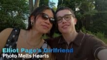 Elliot Page Shares Rare Photo With Girlfriend Celebrity Friends Show Their Support