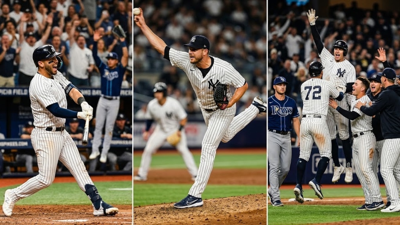New York Yankees vs Tampa Bay Rays Highlights Show Who Took Control of the Series New York Yankees vs Tampa Bay Rays Highlights Show Who Took Control of the Series