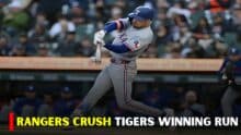 Tigers vs Rangers Detroit's Three-Game Winning Streak Ends Here's What Happened