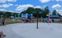 Savona memorial splash pad opens