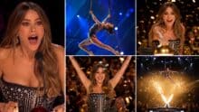 America's Got Talent Gives Sofia Vergara Her Second Golden Buzzer After Stunning Aerial Performance