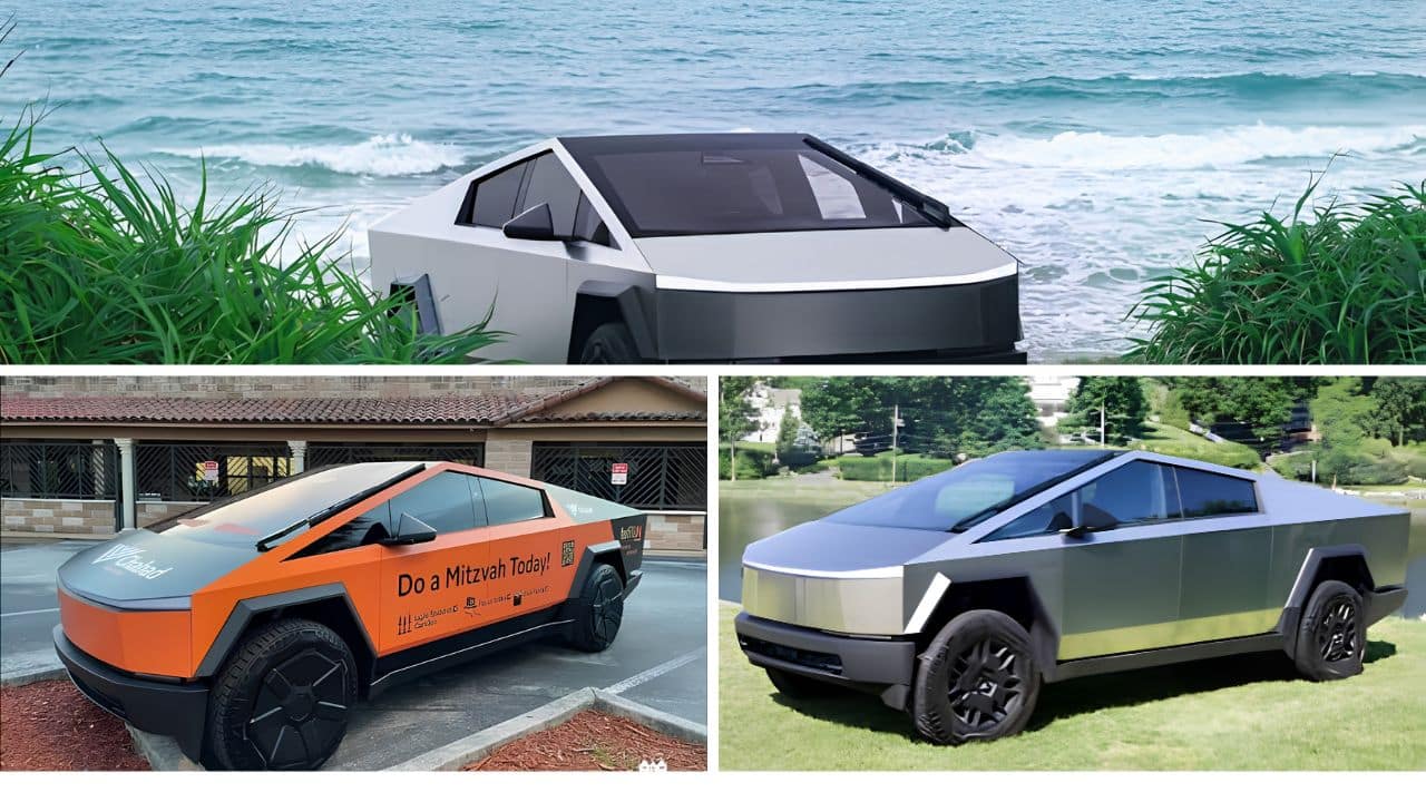 Tesla Cybertruck Travels Across America After Being Turned Into a MitzvahTruck for Community Events