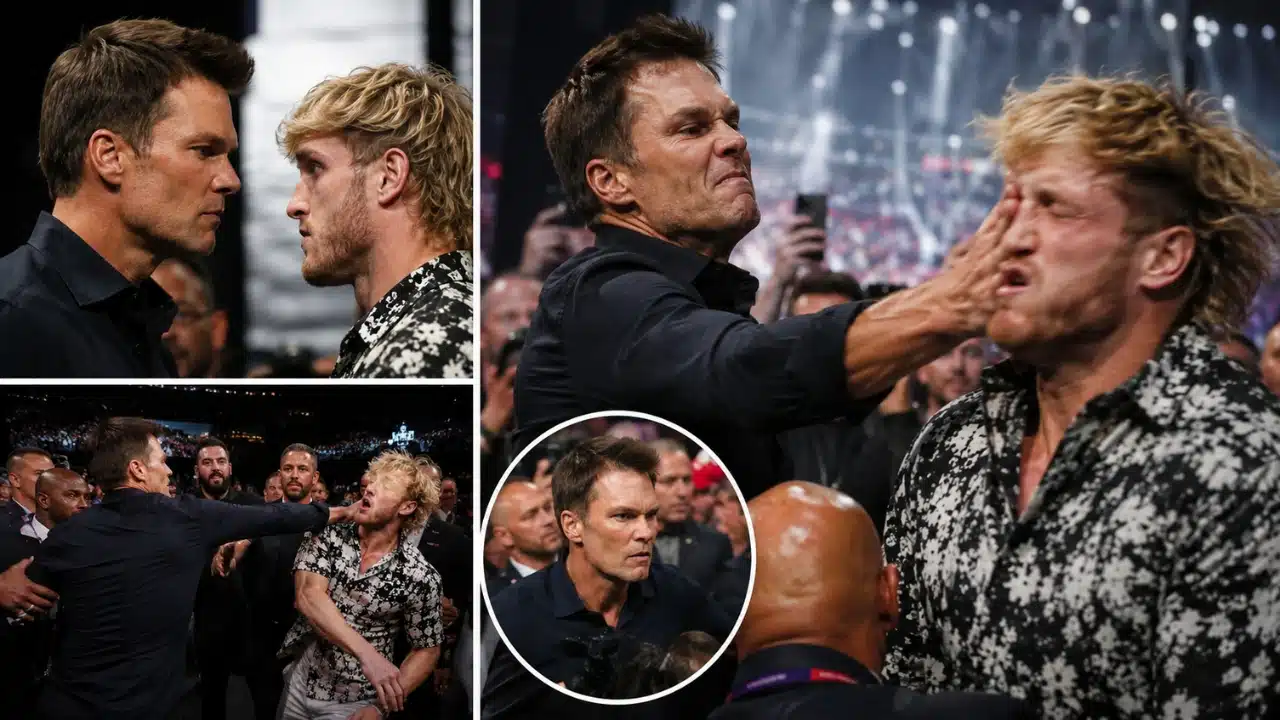 Tom Brady Shocks Fans After Slapping Logan Paul During Heated Fanatics Fest Faceoff