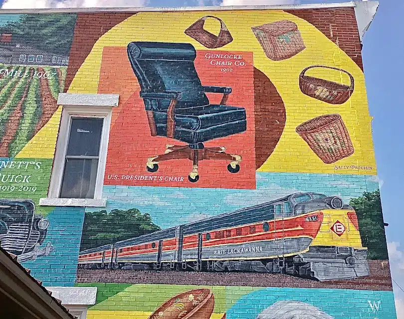 Wayland mural highlights local history Wayland mural highlights local history