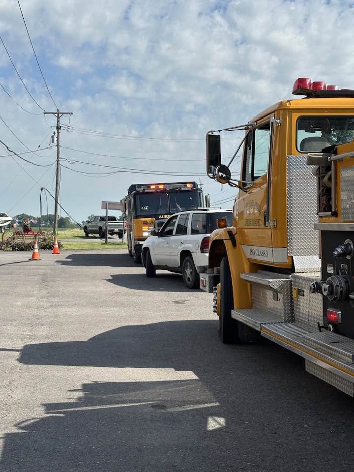 Half Acre Road reopens after communication lines block roadway Half Acre Road reopens after communication lines block roadway