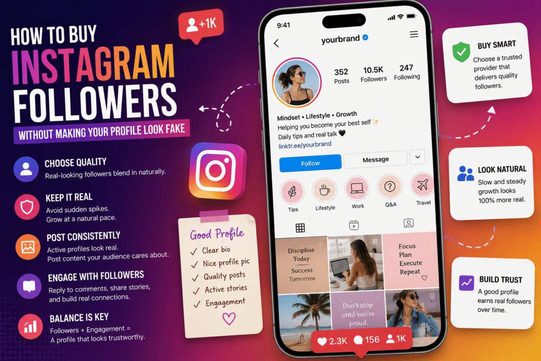 How to Buy Instagram Followers Without Making Your Profile Look Fake