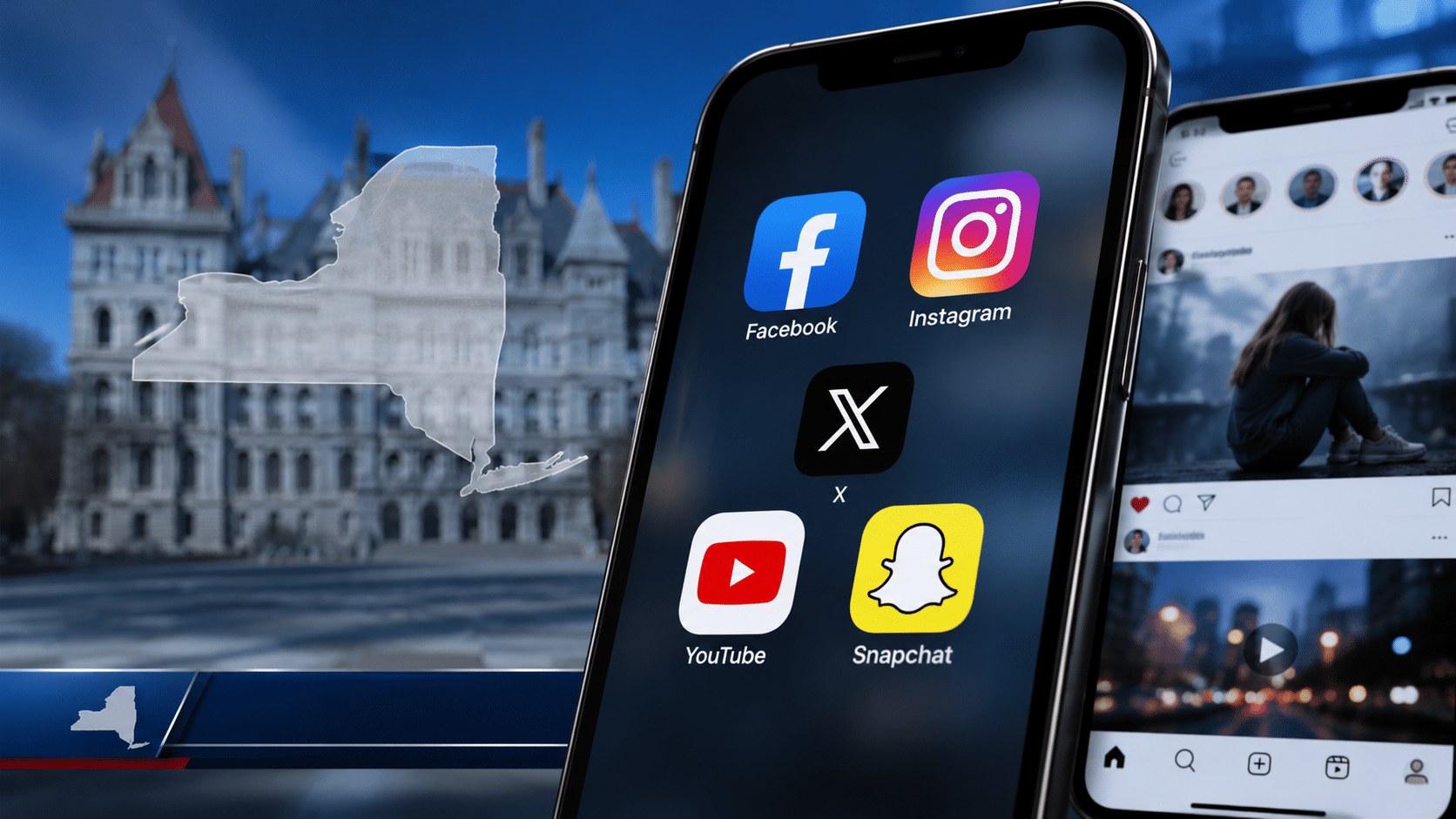 New York support grows for tougher limits on social media
