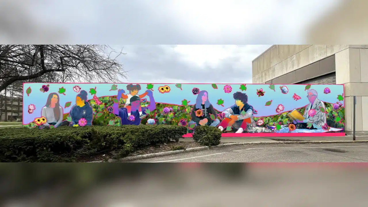 Corning mural honors student mentors