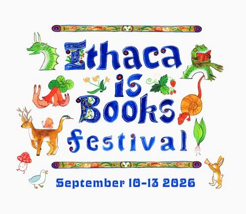 Award-winning authors to headline Ithaca Is Books Festival in September
