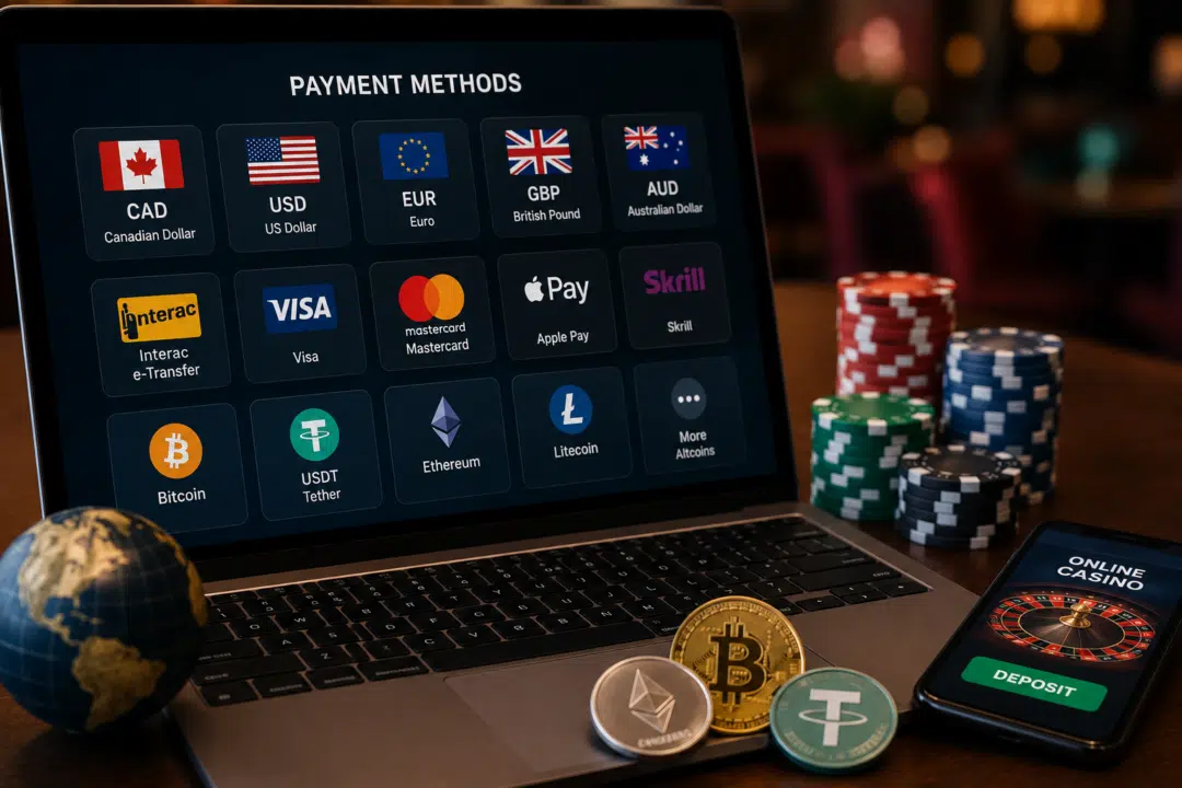 How Online Casinos Choose Which Currencies to Support