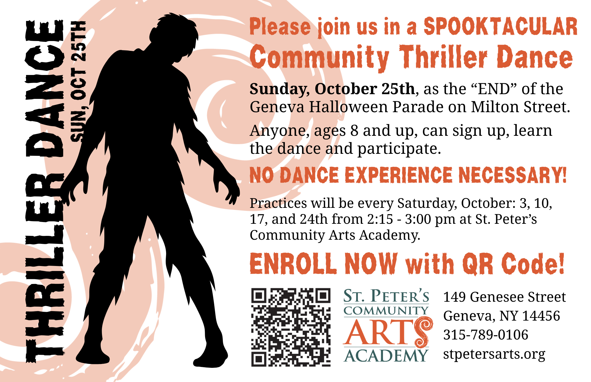 Geneva Thriller dance seeks performers for Halloween parade