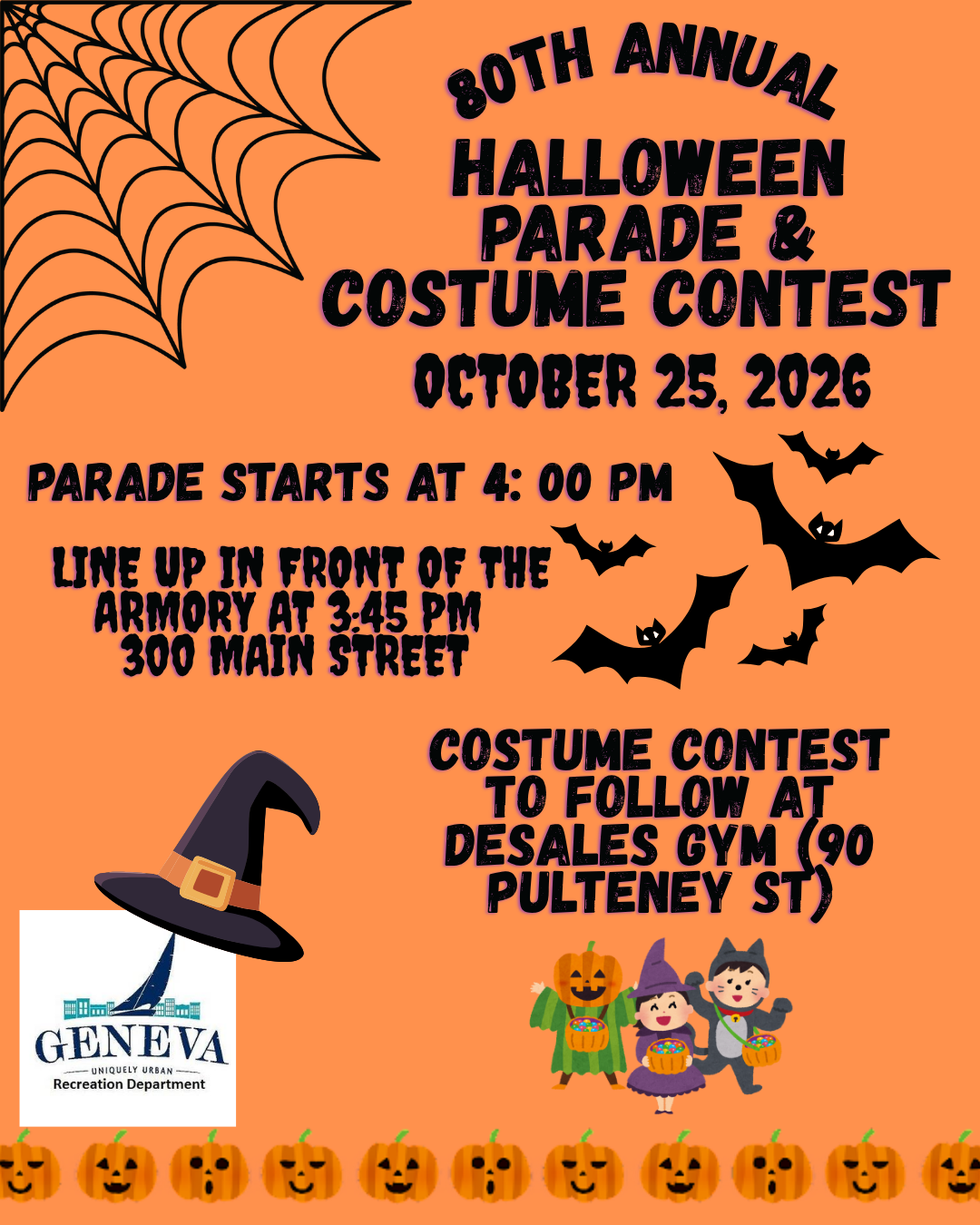 Geneva plans harvest bash, truck event and Halloween parade for October