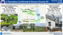 NWS details two tornadoes in Seneca County after seven confirmed across Upstate