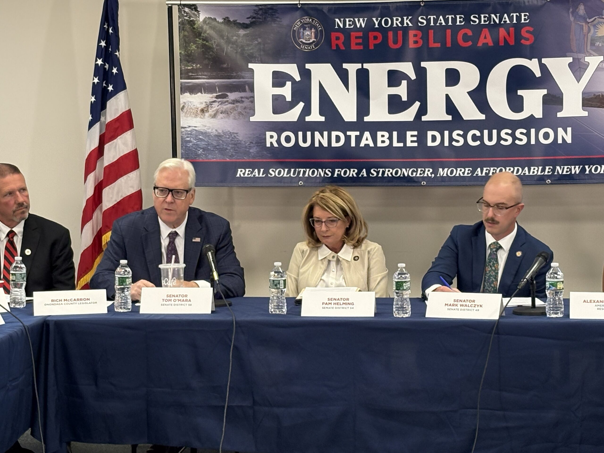 Senate Republicans question solar siting at Syracuse energy roundtable Senate Republicans question solar siting at Syracuse energy roundtable