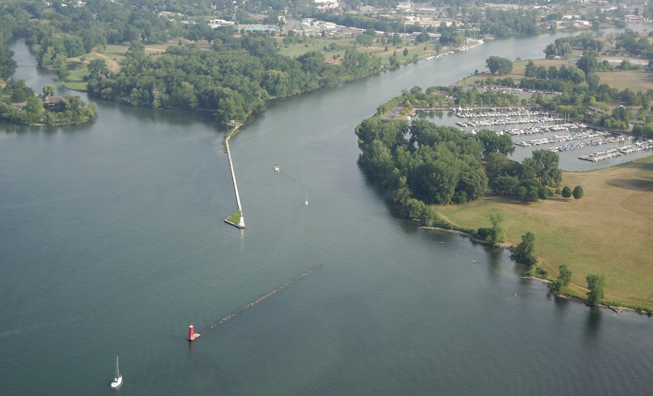 Untreated sewage spilling near Cayuga Inlet in Ithaca after pipe break Untreated sewage spilling near Cayuga Inlet in Ithaca after pipe break