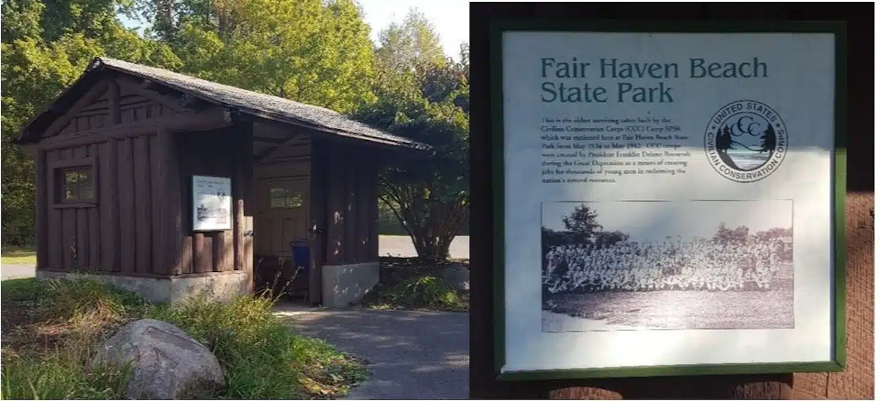 Explosion sparks cabin fire at Fair Haven Beach State Park; one injury reported Explosion sparks cabin fire at Fair Haven Beach State Park; one injury reported