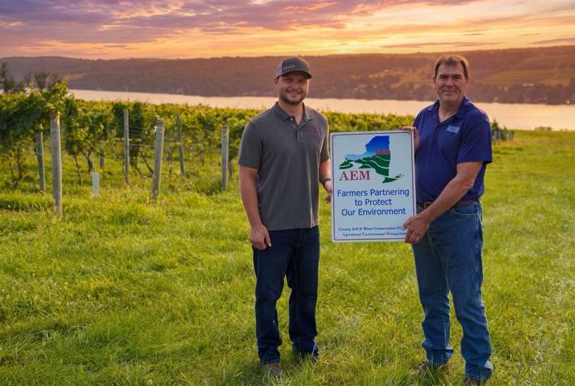 Simmons Farm and Vineyard honored for Keuka Lake watershed conservation