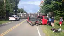 Two injured after vehicle struck by train in Schuyler County