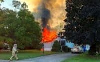 Victor firefighters battle second house fire in three days