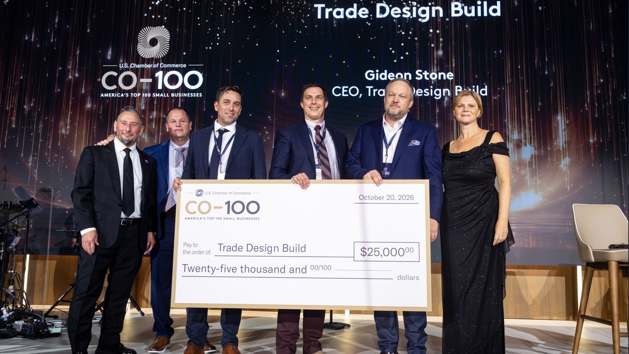 Ithaca’s Trade Design Build wins U.S. Chamber’s top small-business award Ithaca’s Trade Design Build wins U.S. Chamber’s top small-business award
