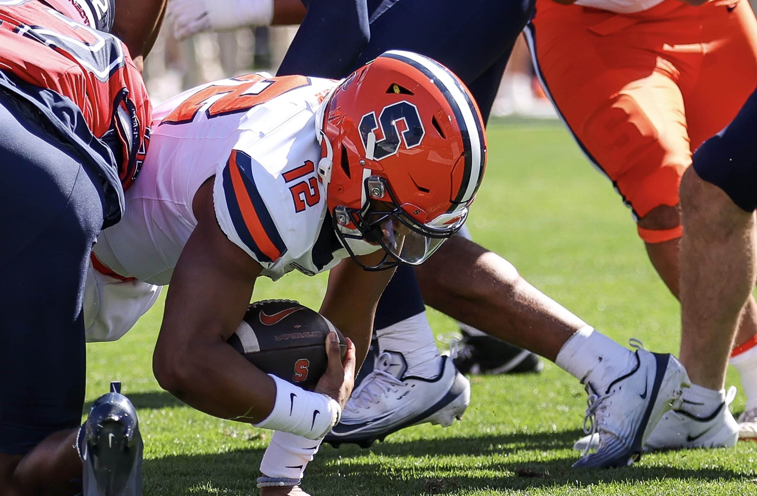 Syracuse survives blown 20-point lead with overtime win over UConn as Amari Odom accounts for six touchdowns in debut (full coverage) Syracuse survives blown 20-point lead with overtime win over UConn as Amari Odom accounts for six touchdowns in debut (full coverage)