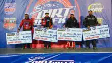 Mat Williamson takes Oswego pole and heat win for Salute to the Troops 150