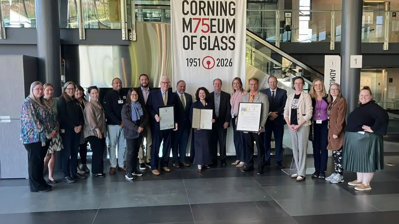 Corning Museum of Glass receives 75th anniversary legislative tribute Corning Museum of Glass receives 75th anniversary legislative tribute