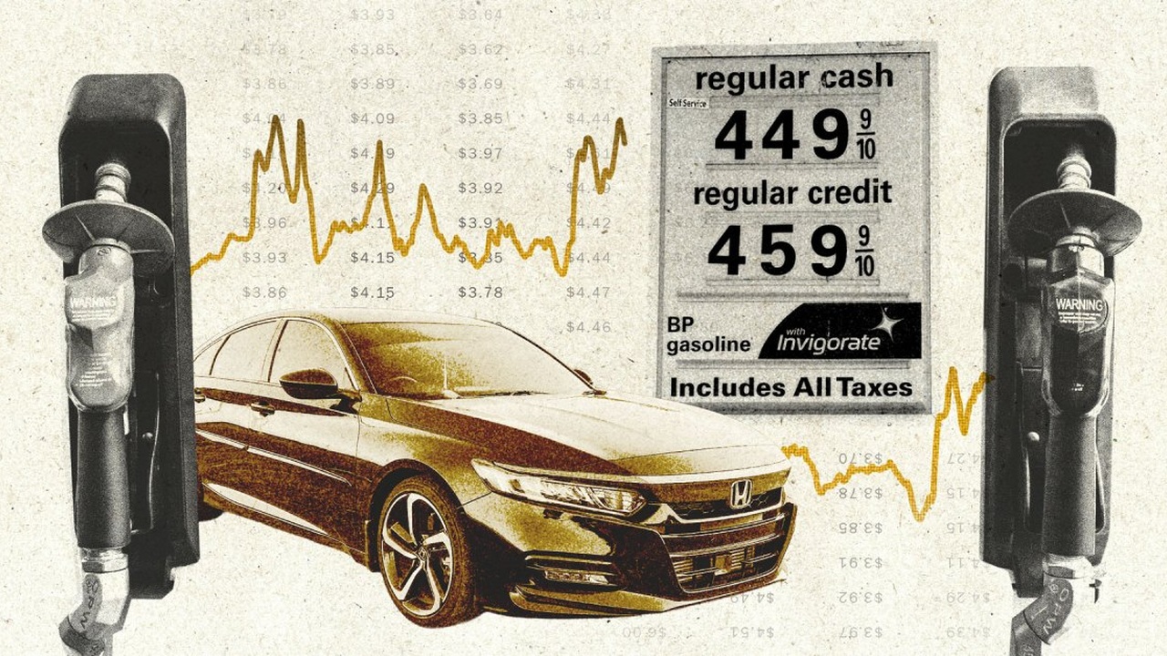 Pew: Gas prices have surged in 2026 but remain below inflation-adjusted 2008 peak Pew: Gas prices have surged in 2026 but remain below inflation-adjusted 2008 peak