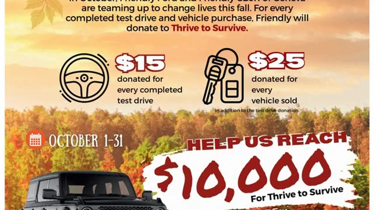 Geneva dealerships launch October fundraiser for cancer support Geneva dealerships launch October fundraiser for cancer support