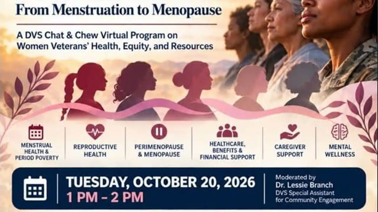 State veterans agency plans women’s health program for Oct. 20